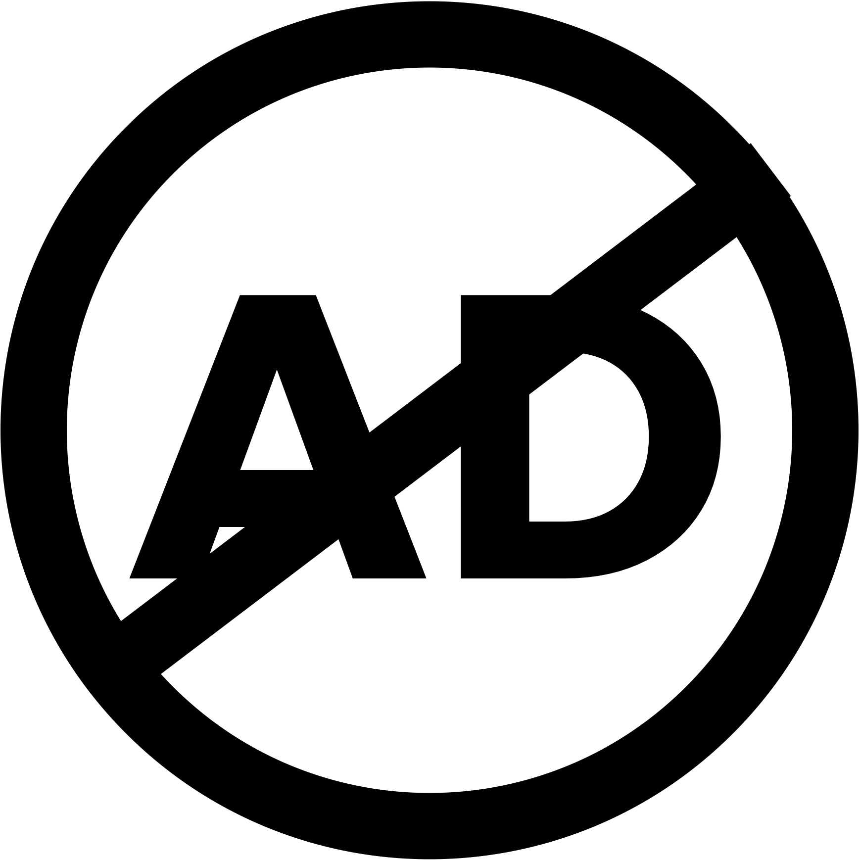 Ad-free search illustration